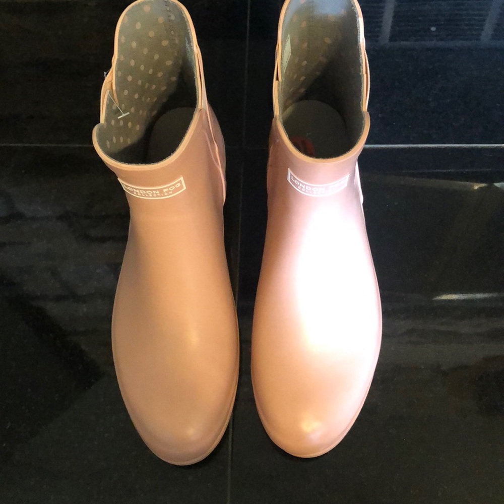 London fog short rain boots